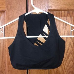 Jo & Jax black sports bra sz girls 12/14